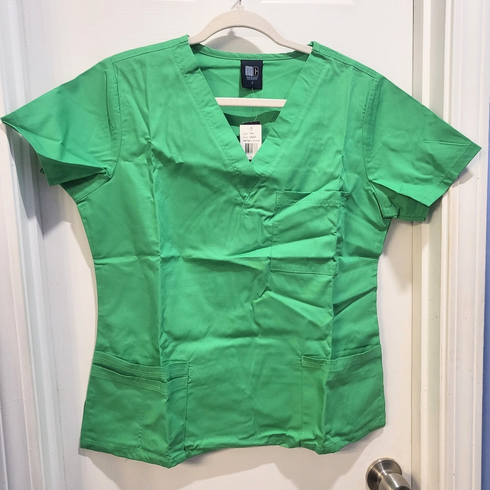 MG Medgear Scrub Set Women's size SM small, emerald green 💚 NWT - Picture 4 of 10